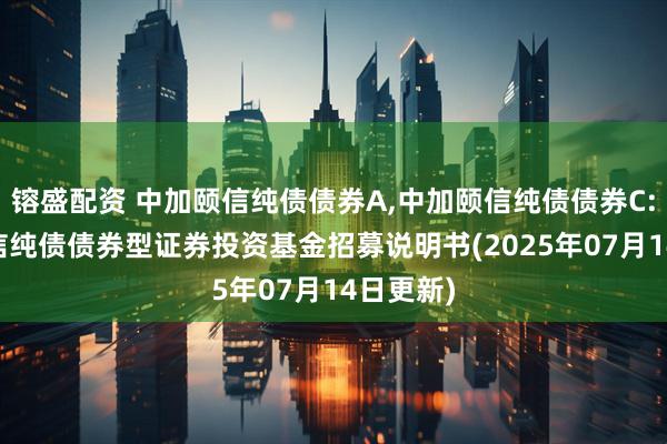 镕盛配资 中加颐信纯债债券A,中加颐信纯债债券C: 中加颐信纯债债券型证券投资基金招募说明书(2025年07月14日更新)